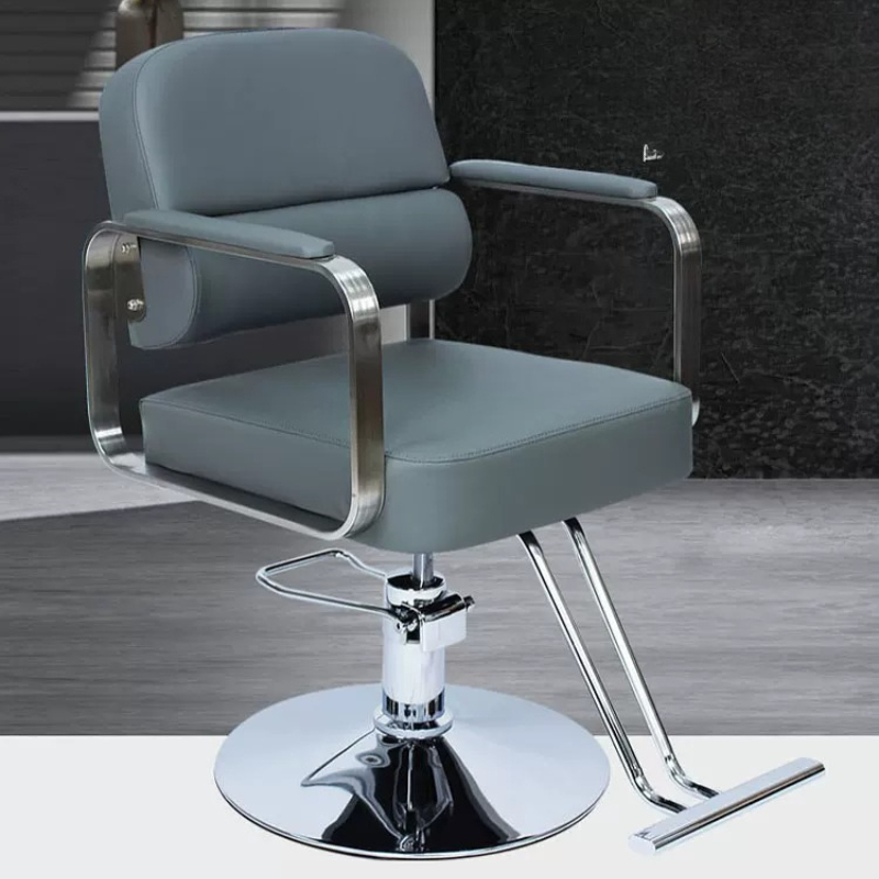 Beauty Works Makeup - Poltrone da Barbiere Girevoli Reclinabili Stile