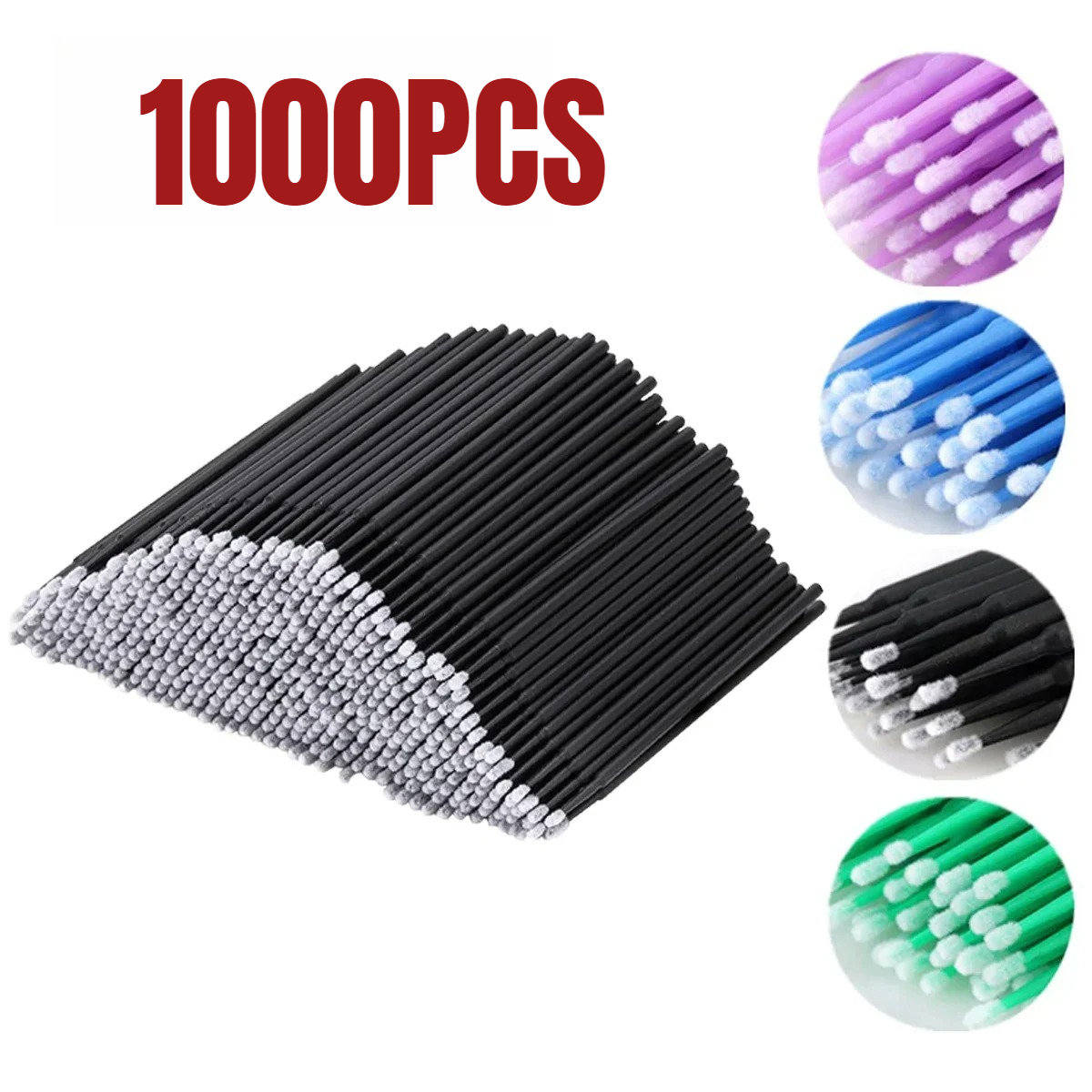 Beauty And Makeup - 1000/500PCS Spazzola per la pulizia delle
