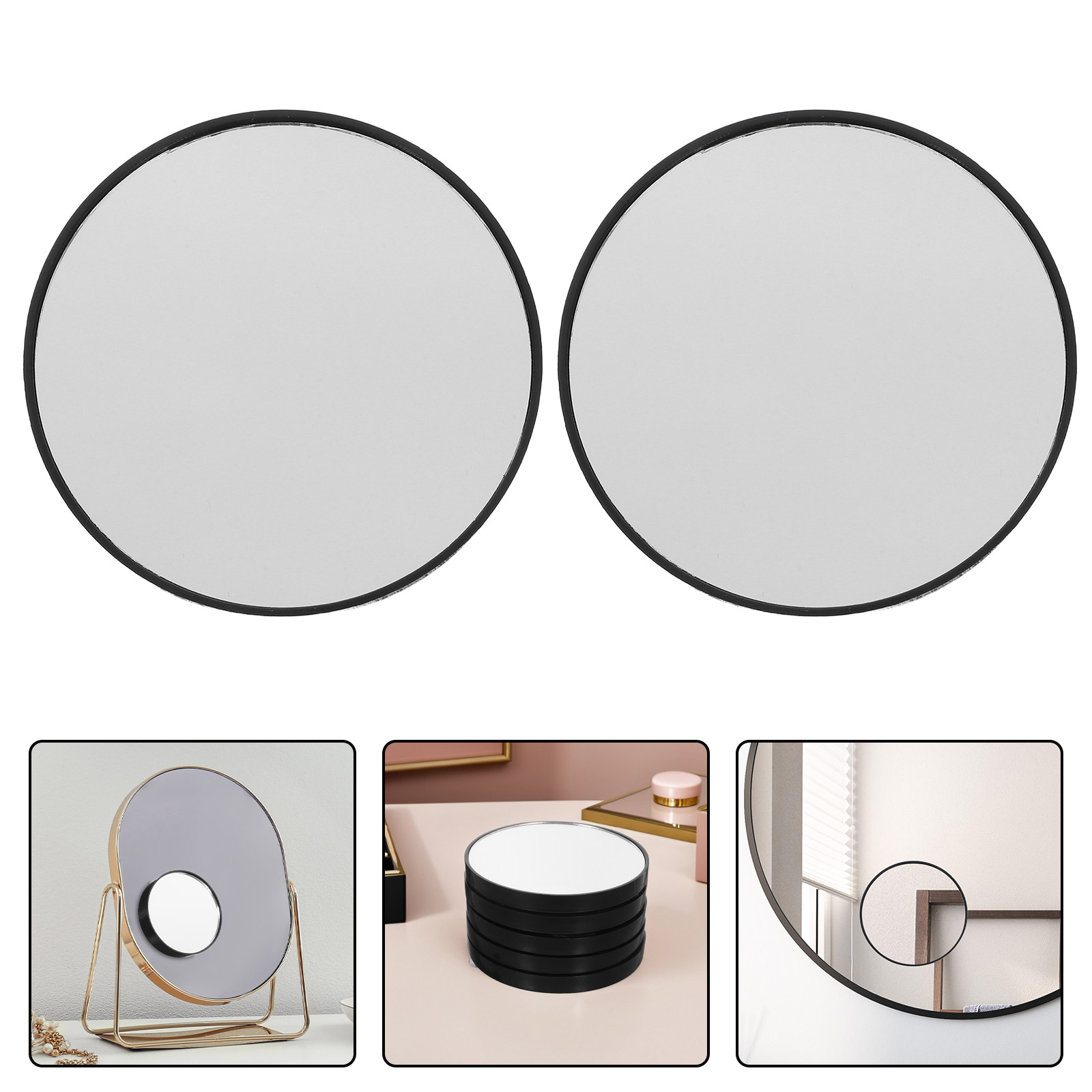 Beauty Works Makeup - 5 Pezzi Mini Specchio da Viaggio
