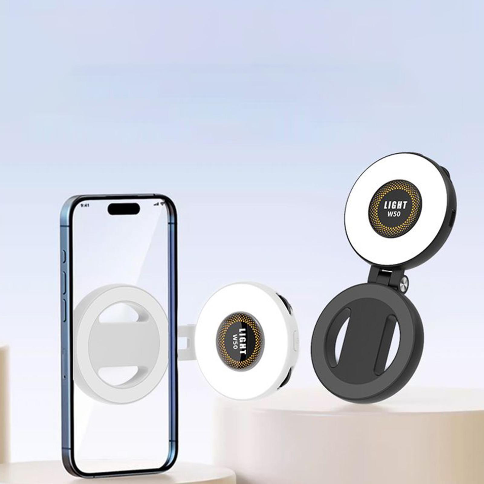 Beauty Works Makeup - Luce magnetica per selfie 3 modalità