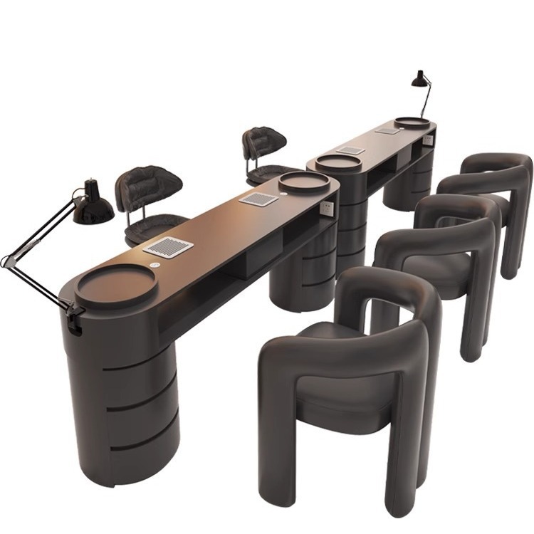 Beauty Makeup Table - Tavolo da Trucco Moderno Minimalista Nero,