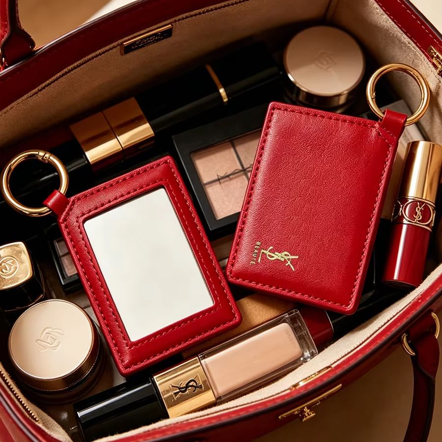 Ysl Beauty Makeup - Specchietto da trucco tascabile quadrato in