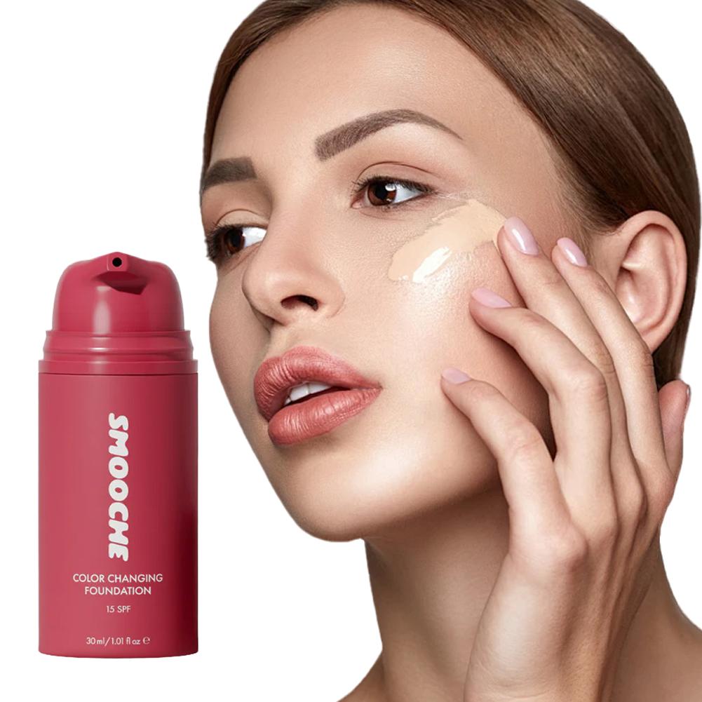 Beauty Makeup Foundation - Fondotinta Smooche Adaptive Shade 30ml, Cambia