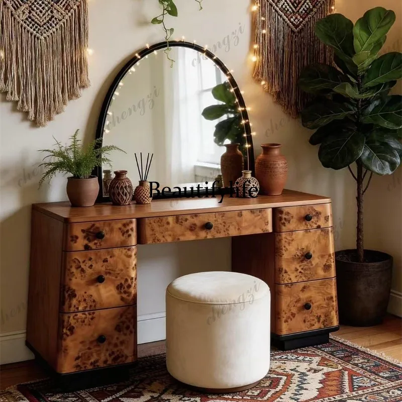 Beauty Makeup Table - Bellissimo comò in legno massello stile