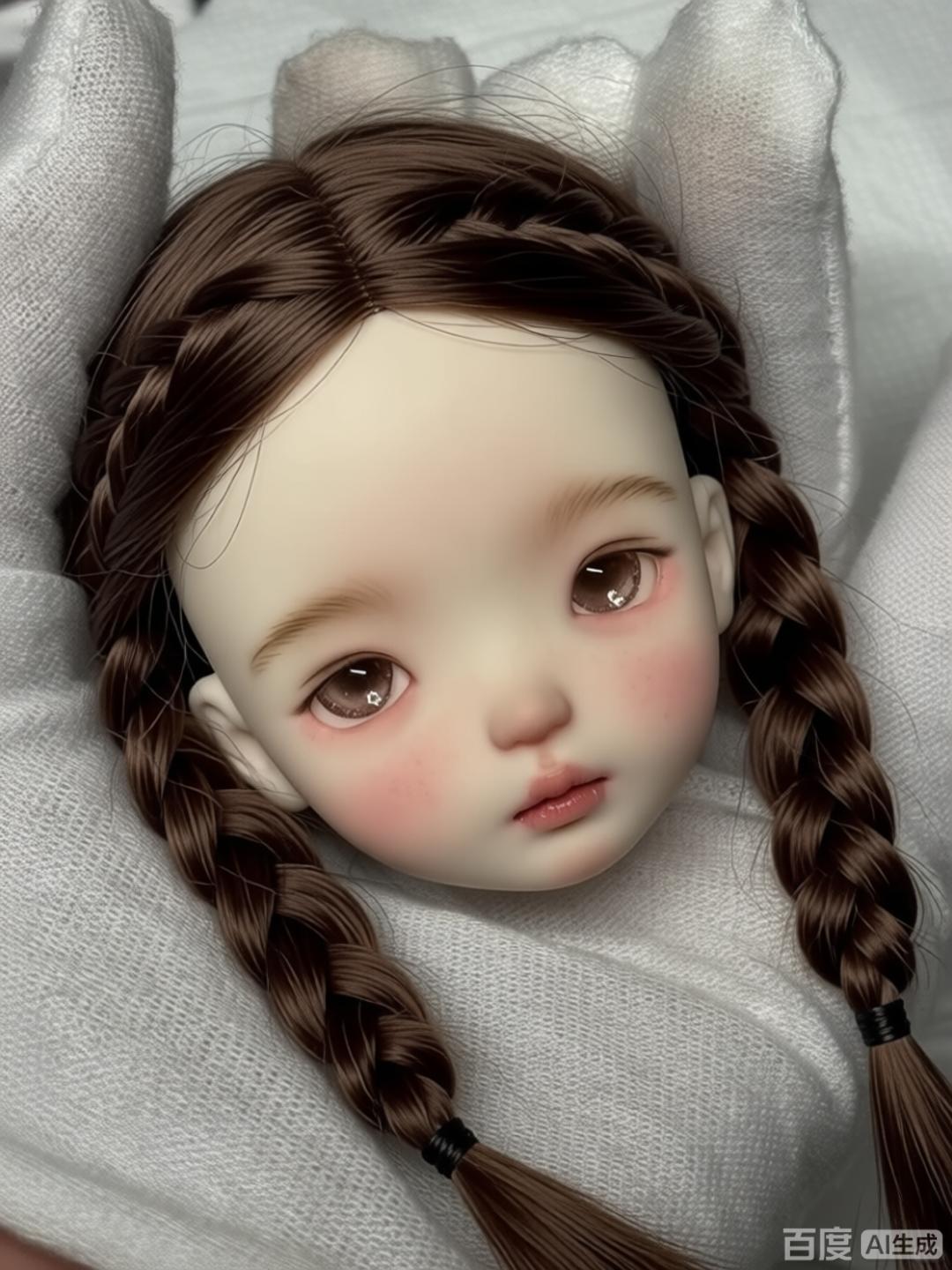 Beauty No Makeup - Testa di Bambola BJD in Scala