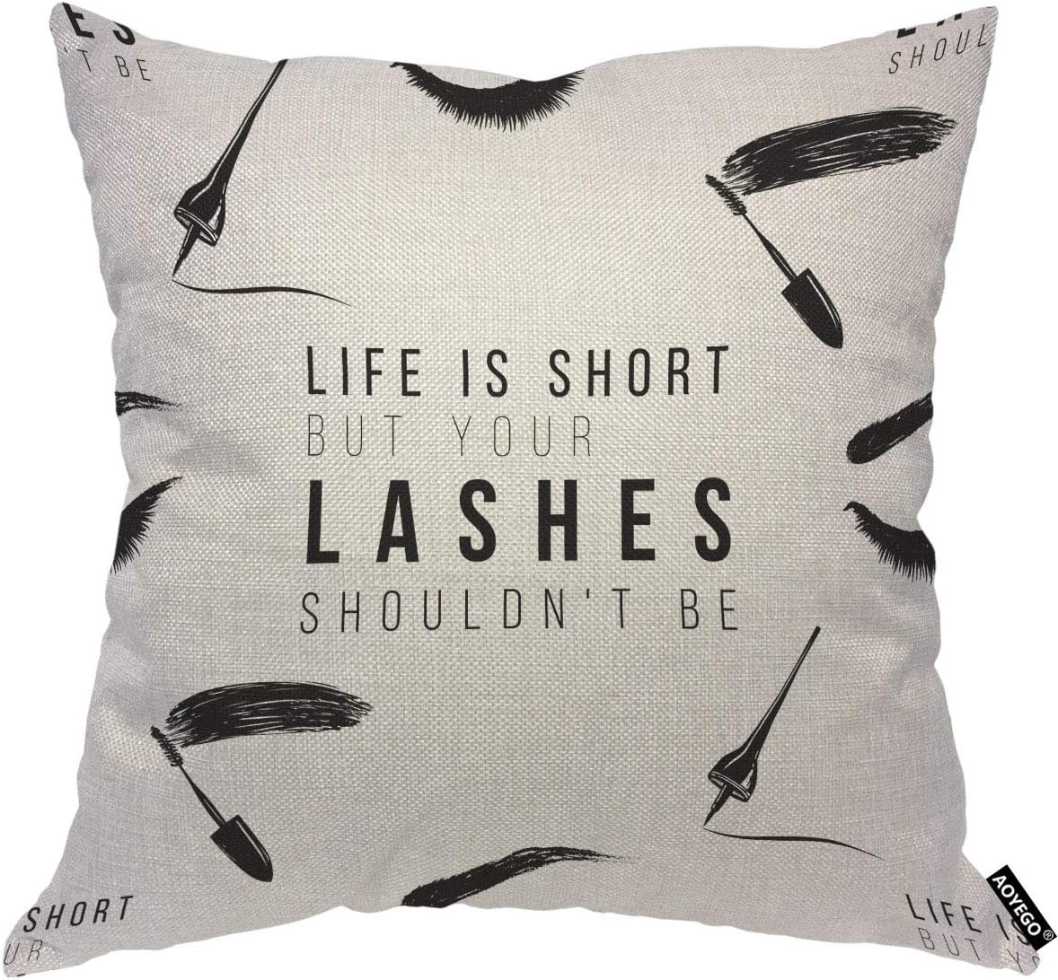 Divertente Federa per Cuscino  - Beauty Makeup Quotes Funny recensione e prezzo