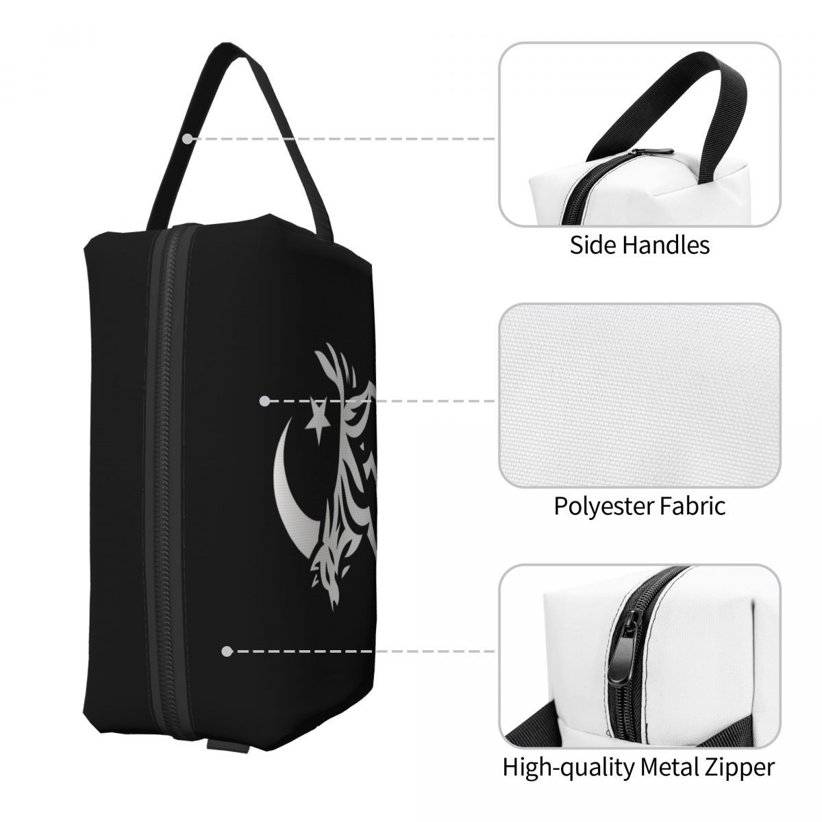 Borsa per il trucco con logo B - Beauty Makeup Songs recensione e prezzo