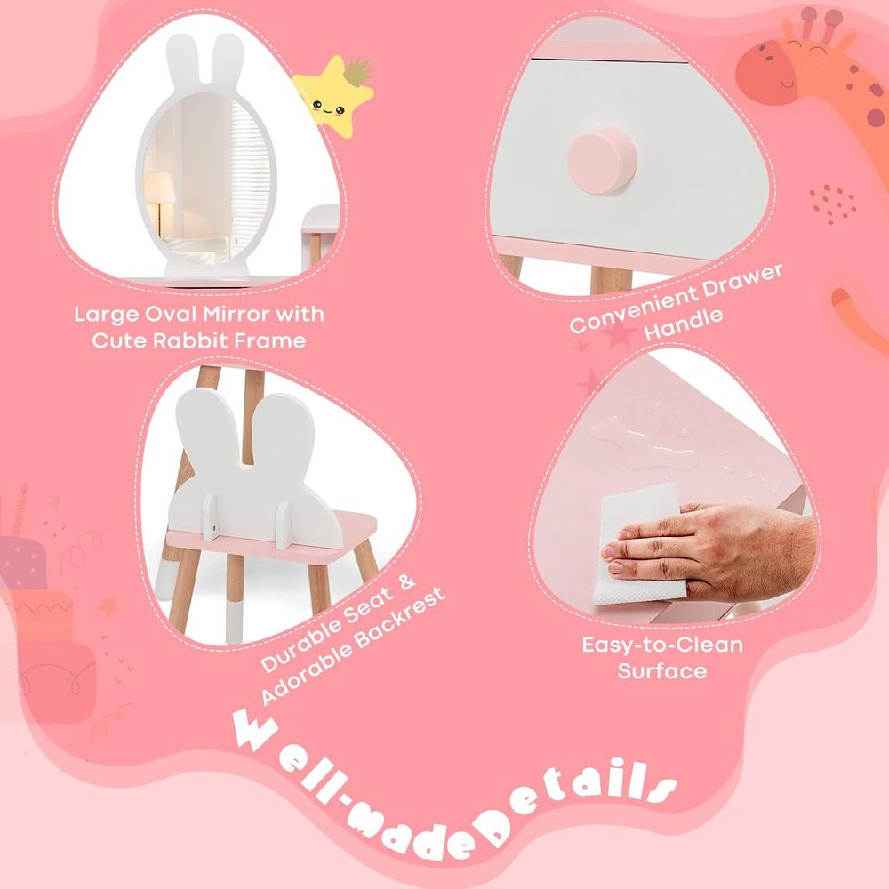 EY Kids Vanity, Set Tavolo e S - Beauty Makeup Table recensione e prezzo