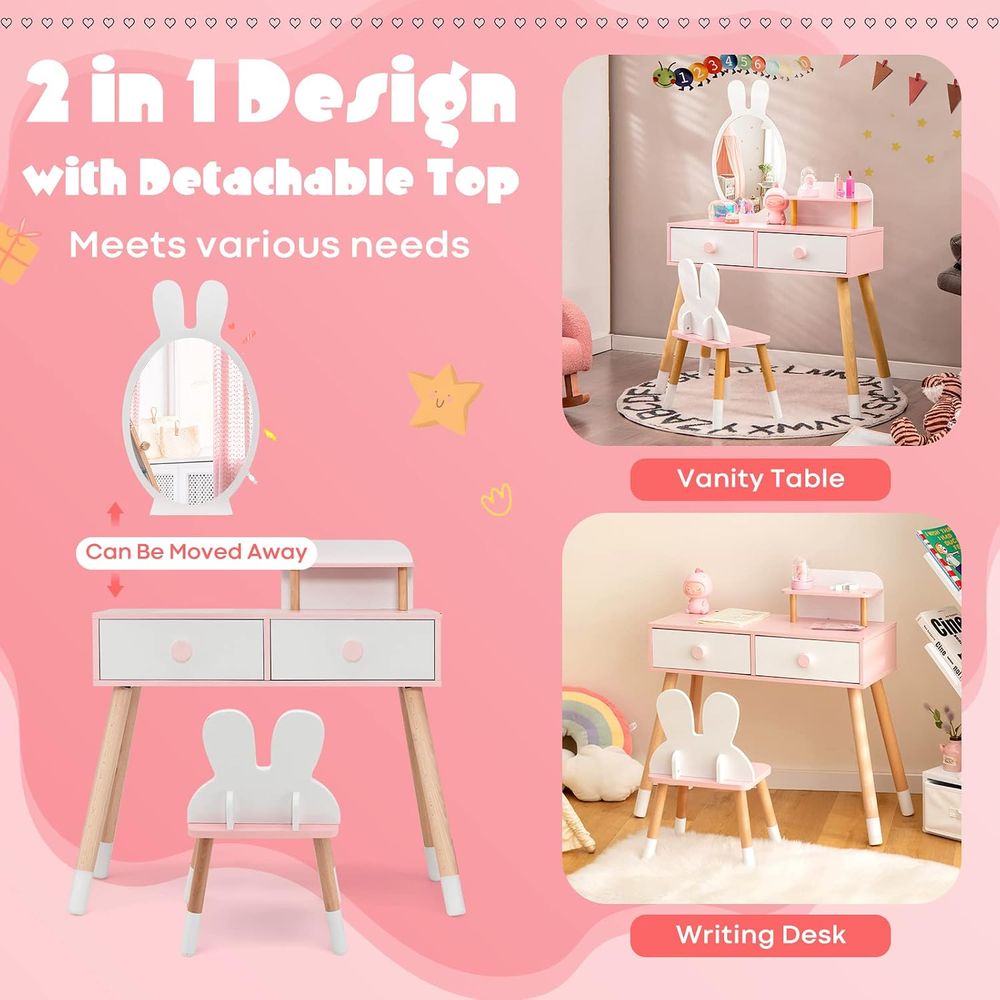 EY Kids Vanity, Set Tavolo e S - Beauty Makeup Table recensione e prezzo