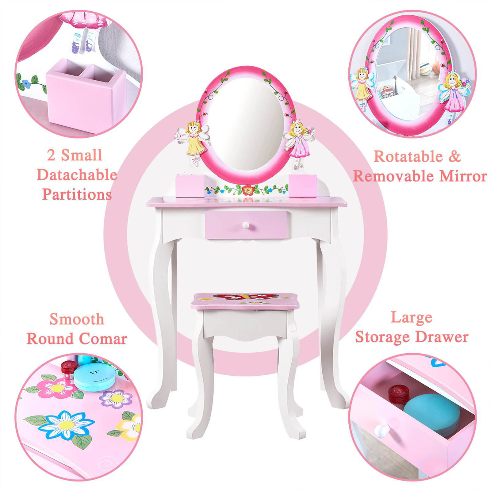 Set Toeletta per Bambini con S - Beauty Makeup Table recensione e prezzo