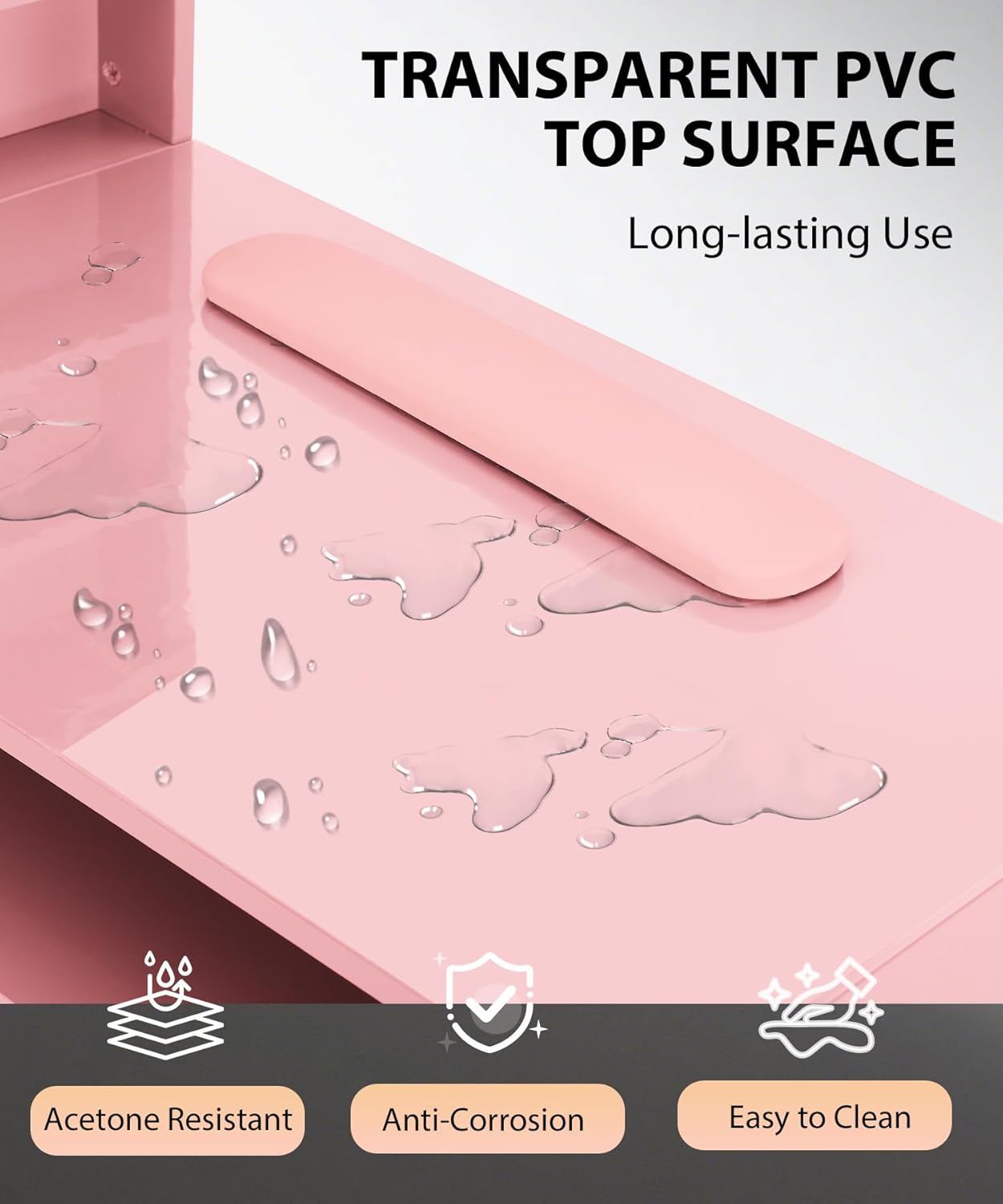 Tavolo Rosa per Manicure, Post - Beauty Makeup Table recensione e prezzo