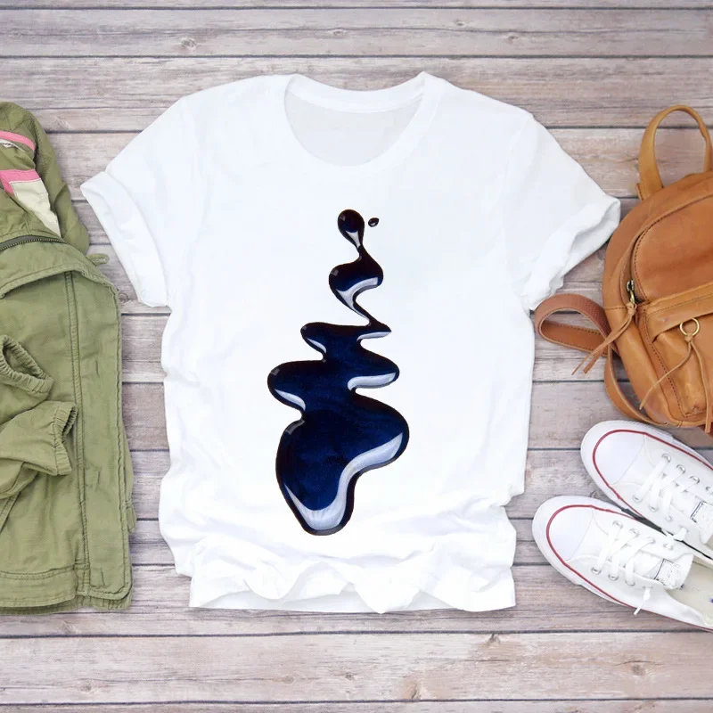 T-shirt bianca a maniche corte - Makeup Plus Beauty recensione e prezzo